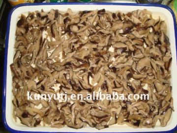 Canned shiitake mushroom strips