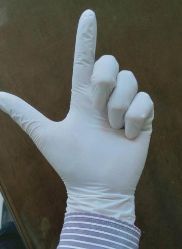 White Nitrile Food Gloves