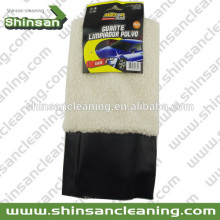 15*30 cm cotton microfiber wash mitt wholesale/ microfibre car wash mitt/Sheepskin wash mitt for car cleaning