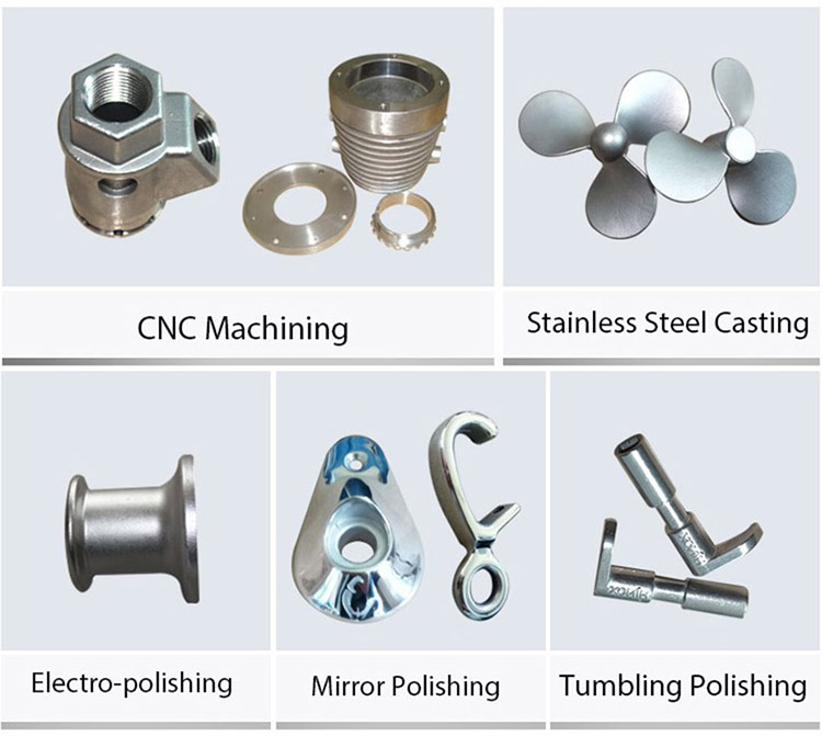 Shandong stainless steel precision casting part Investment Casting Flexible Bronze Pump Impeller