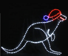 Christmas Light Kangaroo Decorations