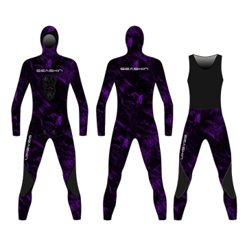 पुरुषों के लिए सीस्किन स्पीयरफिशिंग wetsuits 3 मिमी लोगो कस्टम