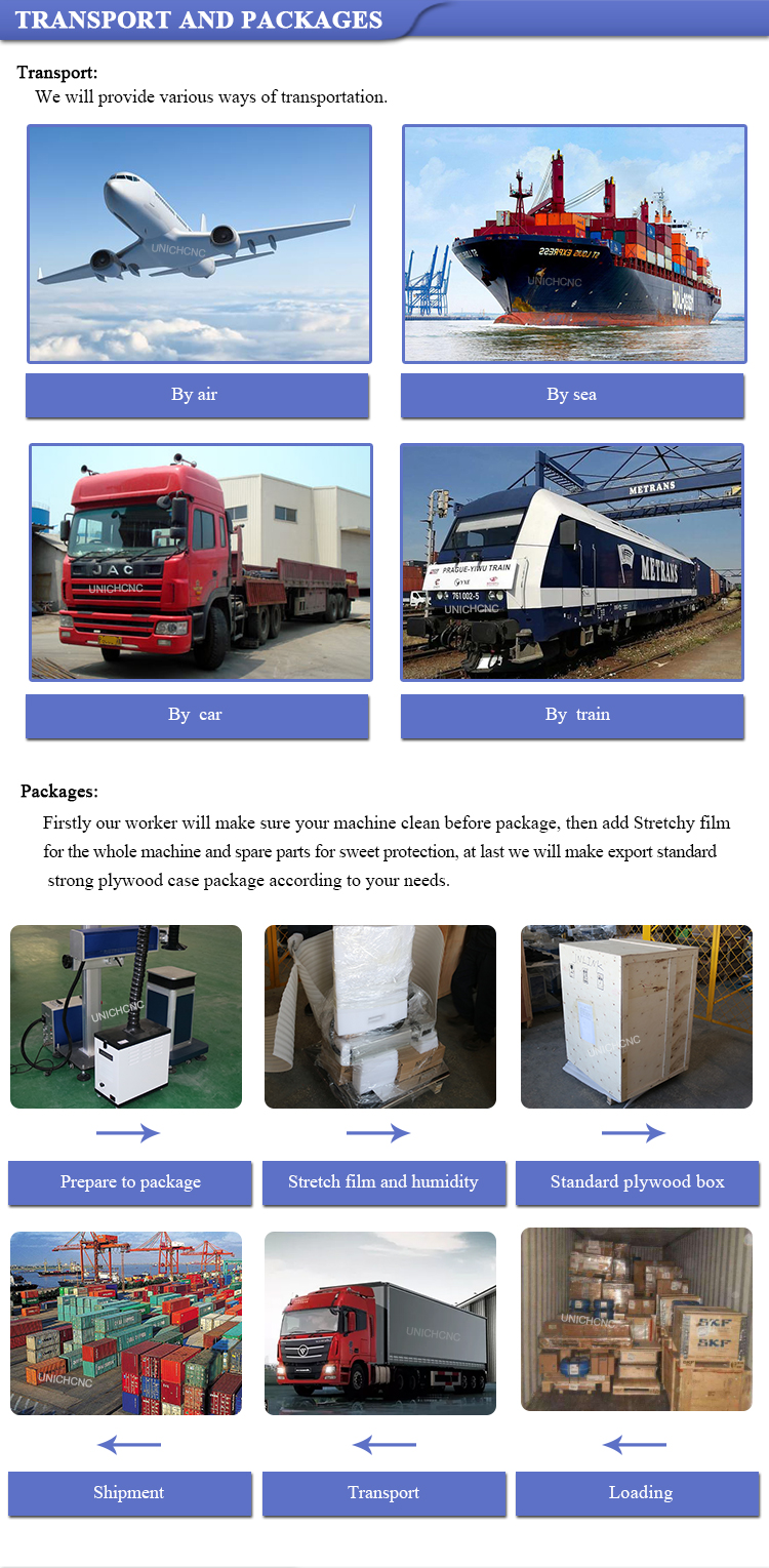 Portable rf 20w 30w 100w co2 laser marking machine 20w 100w