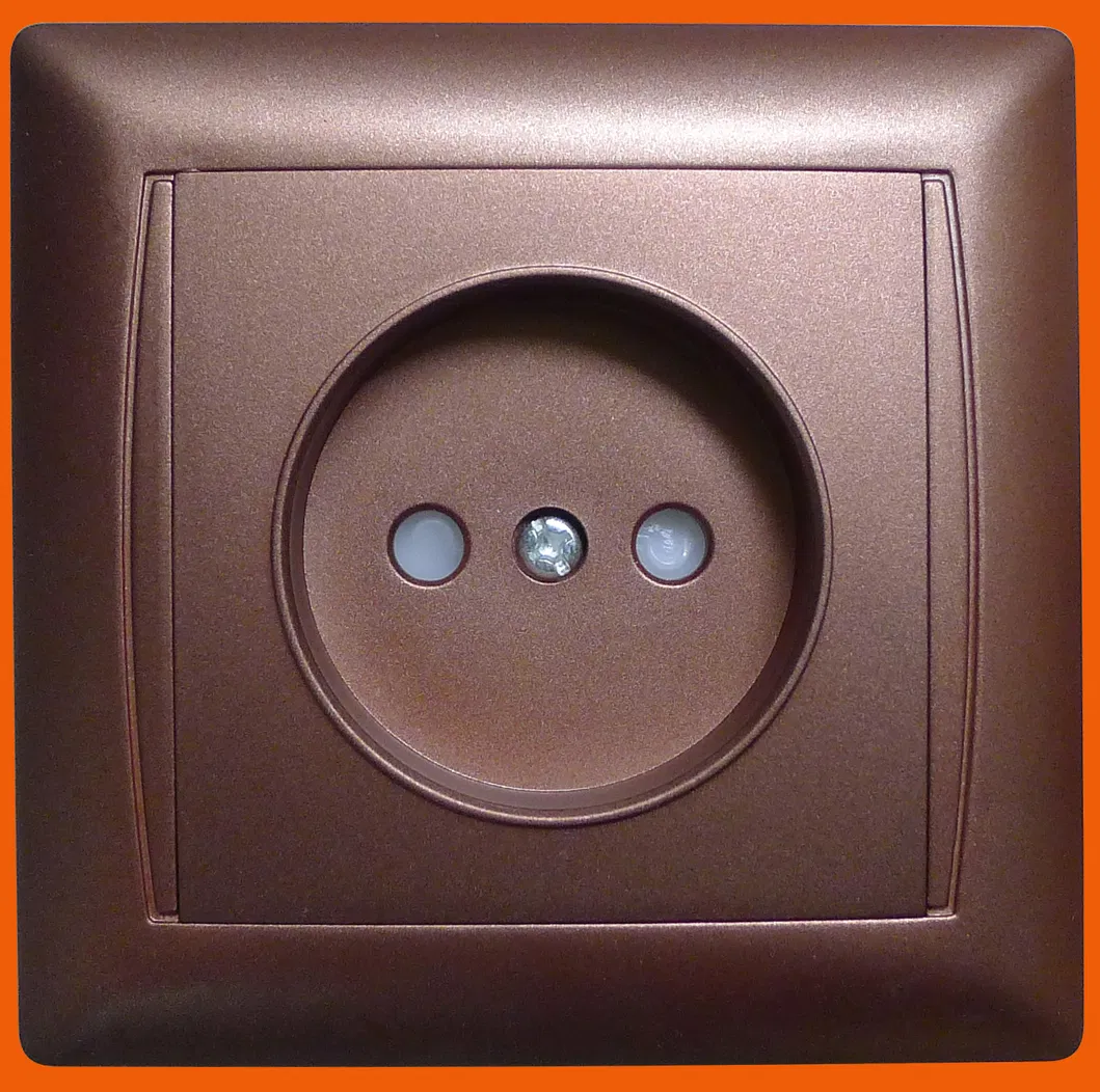 Interruptor eléctrico de pared empotrado de estilo europeo (F6205)