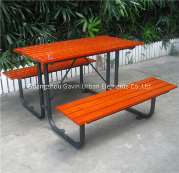 Garden furniture outdoor wooden table