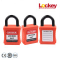 25mm Short Mini Plastic Shackle Safety Padlock