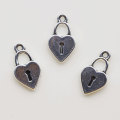 Factory Supply Heart Lock Beads Hot Selling 100pcs for Handmade Decoration