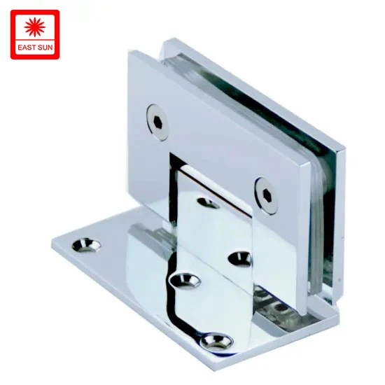 Wall Mount Glass Shower Hinge with Offset Back Plate (ESH-205)