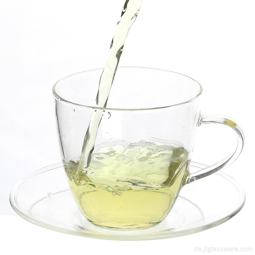 Glas Kaffeetasse Teetassen Set