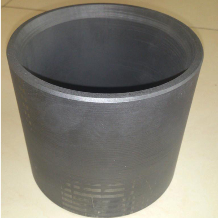 Paghimo og high-purity graphite round crucible