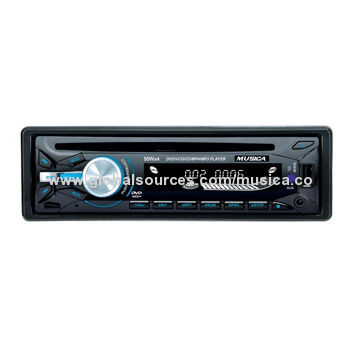 One DIN car DVD player with AM FM, USB and SD detachable panel