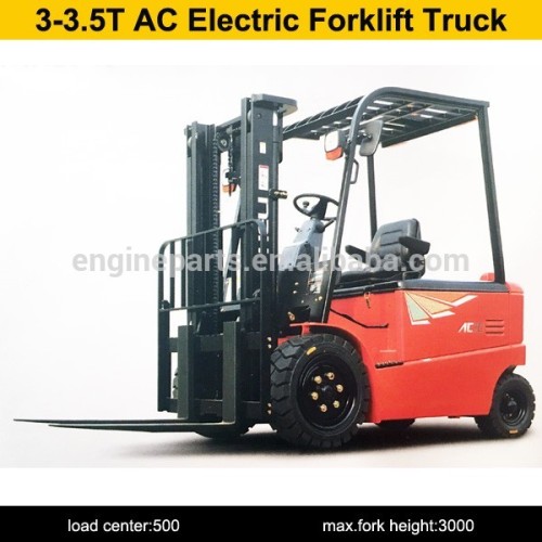 China HELI 3ton four wheel electric forklift truck