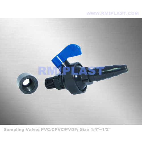 صمام أخذ العينات CPVC 1/4 "1/2" DN10