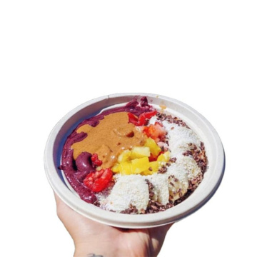 Bio-degradable Round Salad Bowl Disposable Paper Soup Bowl