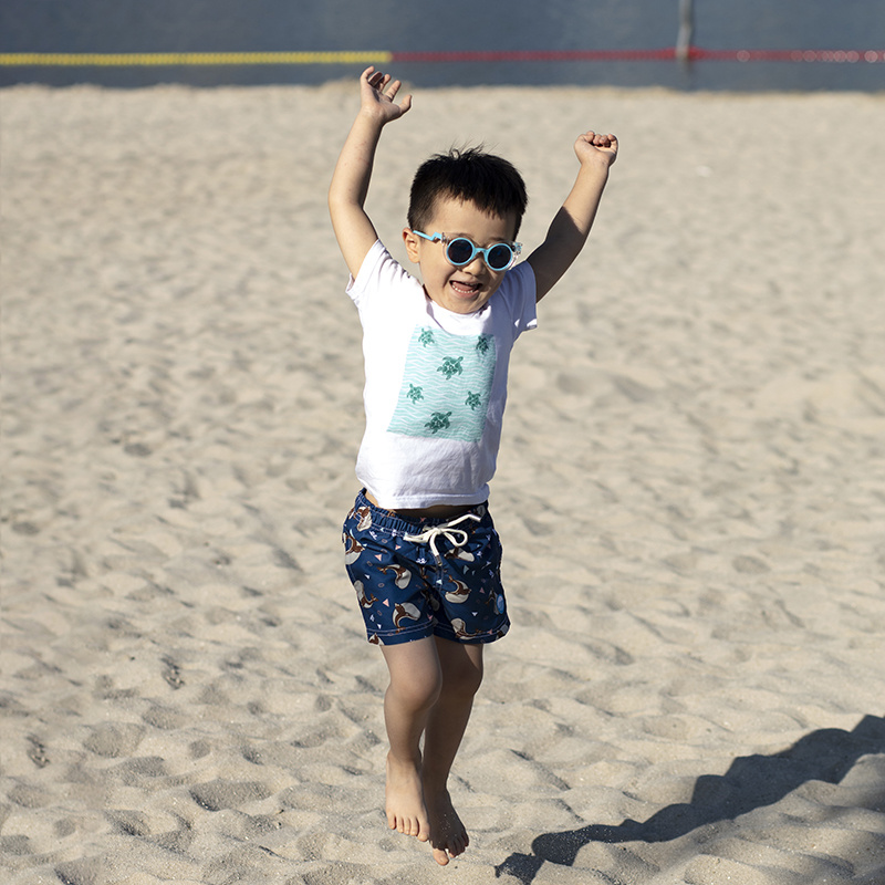 Short de bain pour enfants en polyester