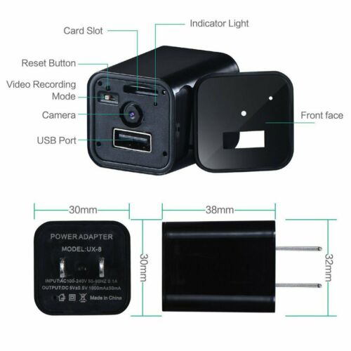 Amazon FBA Hot Selling HD 1080P Wireless Security Mini Hidden Camera Wall Charger Camera