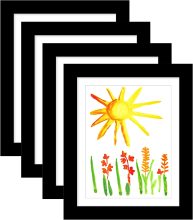 4Pack 10x12.5 Kids Art Display Frames - Front Opening for Children's Artwork