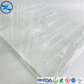 Thermoforming transparent food grade PET packaging box