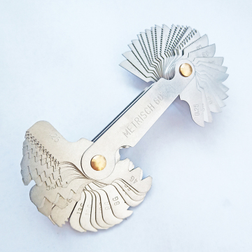 Metric UNC UNF BS Bolt Screw Pitch Gauge - 58pcs Set for Thread Inspection