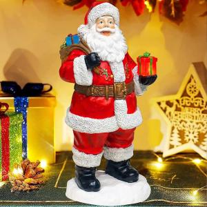 Funpeny 12 &quot;Đồ trang trí bằng nhựa Giáng sinh Santa Claus