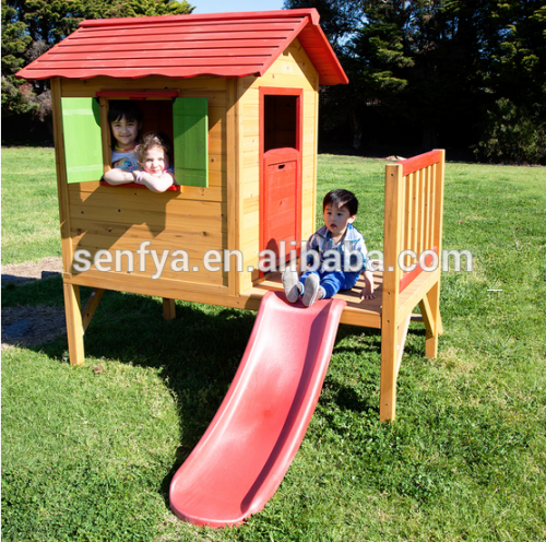 hot sale wooden cubby play house