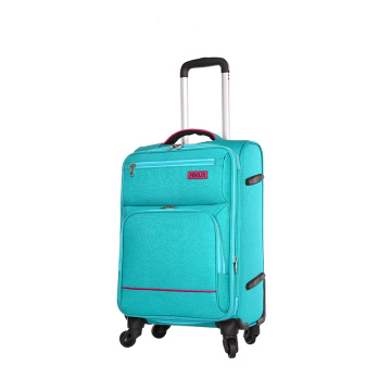 Oxford Fabric Aluminum Trolley Travel Luggage