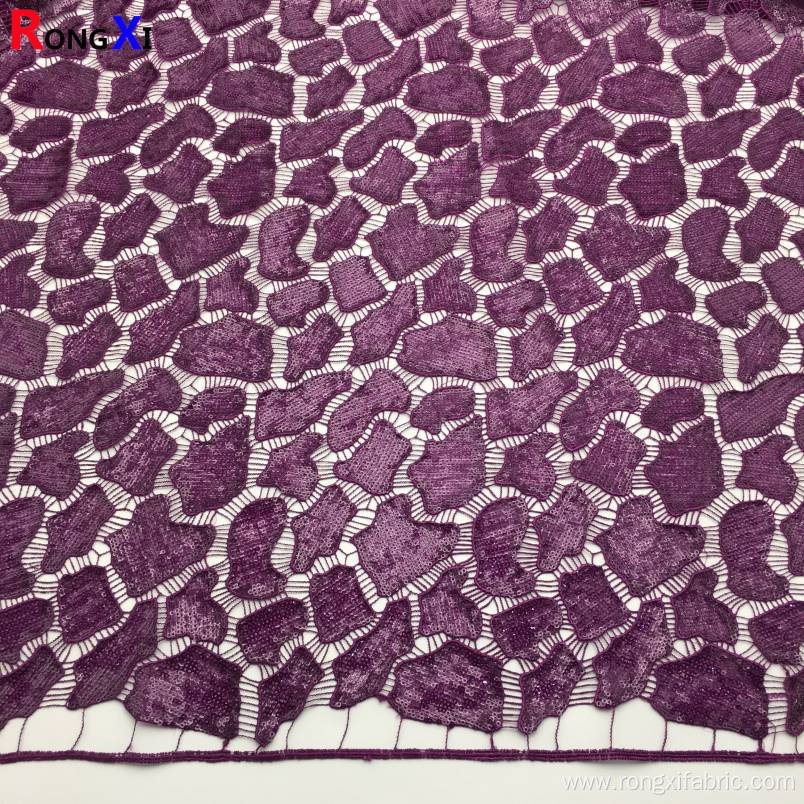 Brand New Sequin Pattern Fabric With High Quality