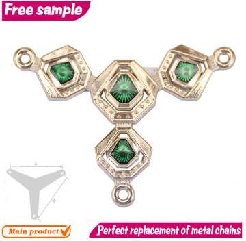 Summer handmade rhinestone chains for ladies shoe decoration