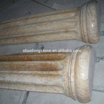 Kashmire Golden granite column,stone pillar,stone column