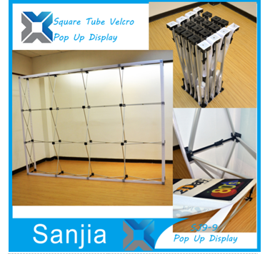 Custom tension fabric pop up display stands, Pop up banner stands