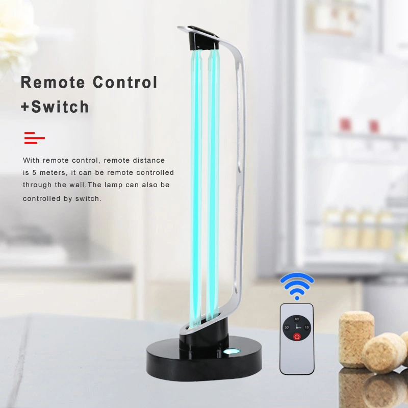 Three-Speed Remote Controlled Timer UV Disinfection Ozone Light Household 38W Disinfection Lamp