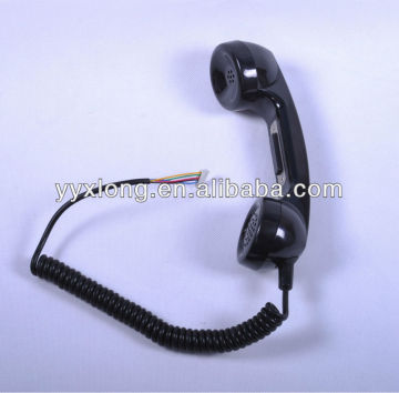 kiosk payphone handset,telephone handset cord