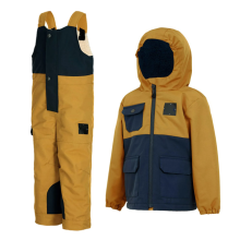 Warm Down Parka Ski Suits for Children - Waterproof Winter Snowsuit Overalls Jacket