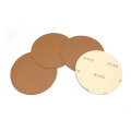 No Hole Round Abrasive Gold Color Sand Paper