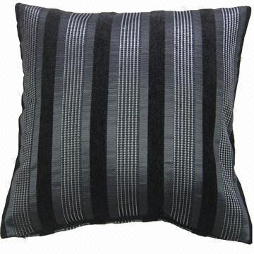 Comfortable Chenille Jacquard Stripe Cushion/Pillow