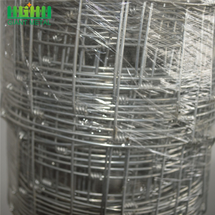 Electro galvanized grassland fence