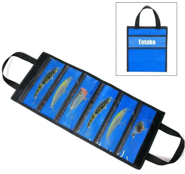 Durable Rollable Tote 600d Mesh Waterproof PVC Fishing_Lure_Bags Fish Lures Fishing Lure Bag