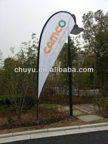 outdoor display custom flying teardrop banner