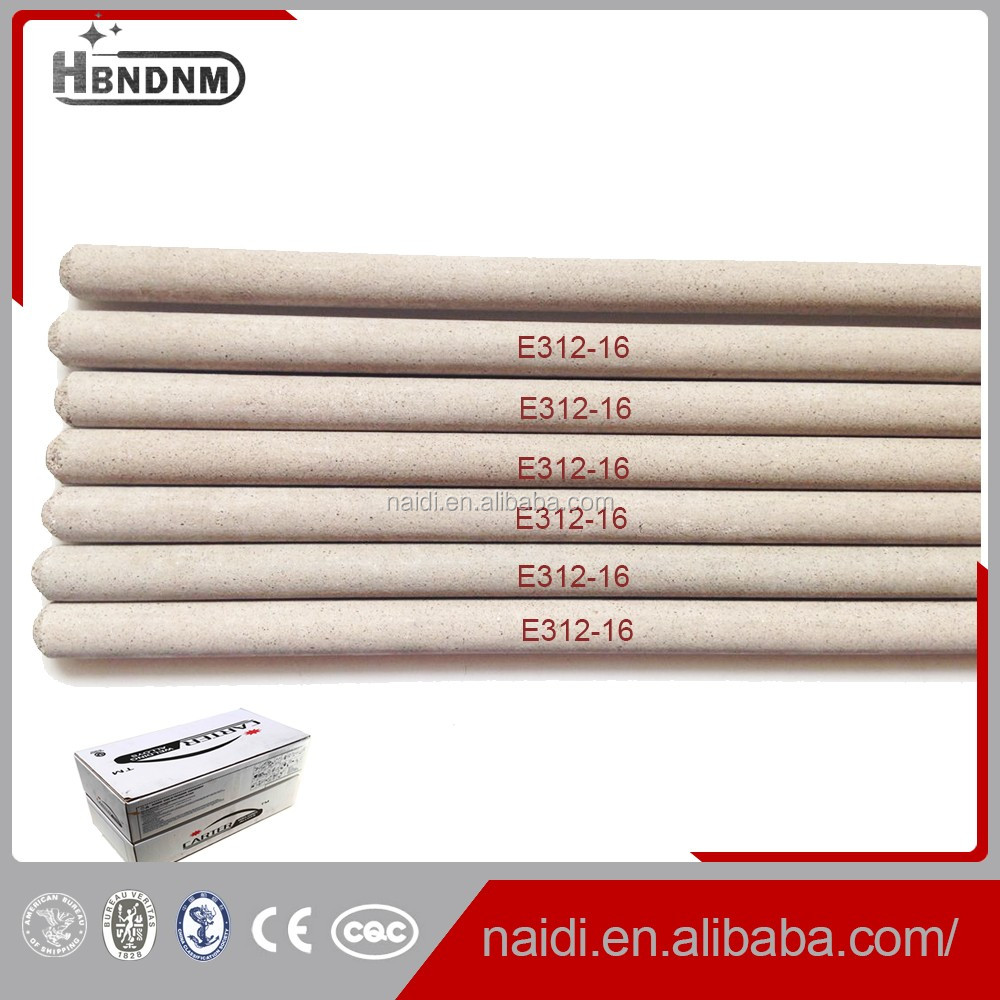 hot sale A1002 stainless steel Titanium calcium type coating welding electrode aws A5.4 e312-16
