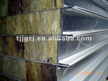 steel sheet/rock wool composite sandwich panel
