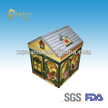 Empty gift boxes wholesale house shape gift box