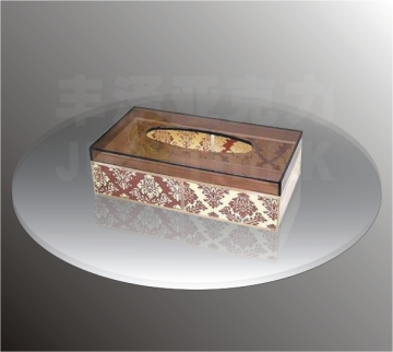 acrylic plastic tissue holder