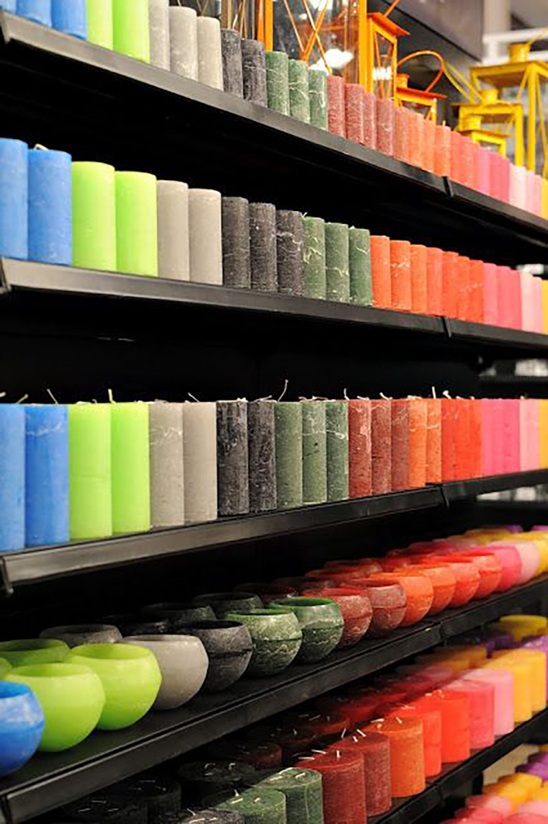 15 см чырвонага колеру насыпныя свечкі для вяселля