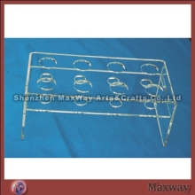 Bent Freestanding Rectangular Acrylic Cone/Taper Display Box