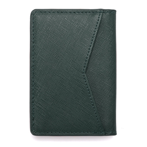 Free sample leather Credit coin pocket card holder