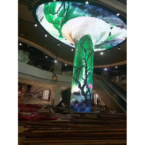 Currved video wall flexible LED display module