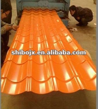 color steel roofing step tile machine