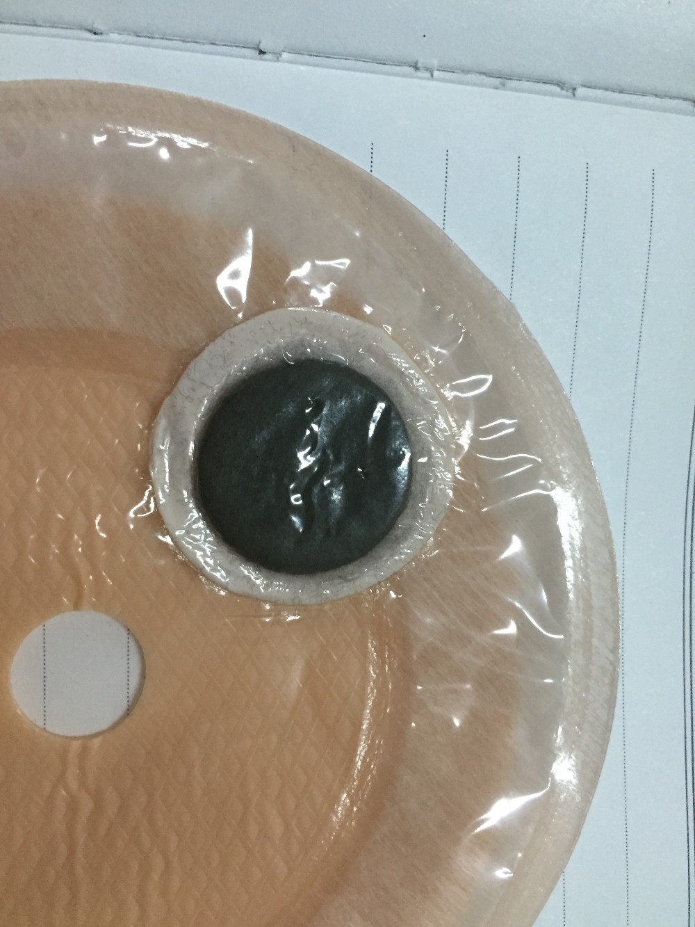 Low price disposable one piece drainable opaque colostomy bag