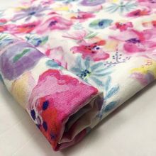 Rayon nylon digital print woven fabric for dresses