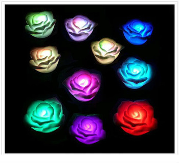 LED Rose Flower Light For Party Decoration color changing rose led light